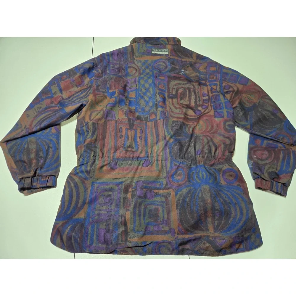 Vintage Forrester's Gore-Tex Abstract Print Ski‎ Jacket Women's M